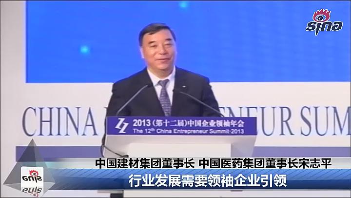 2013中国企业领袖年会：宋志平：行业生长需要领袖企业引领